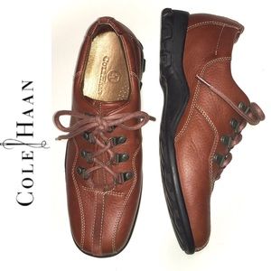 Nw/oT! COLE HAAN brown leather casual shoes